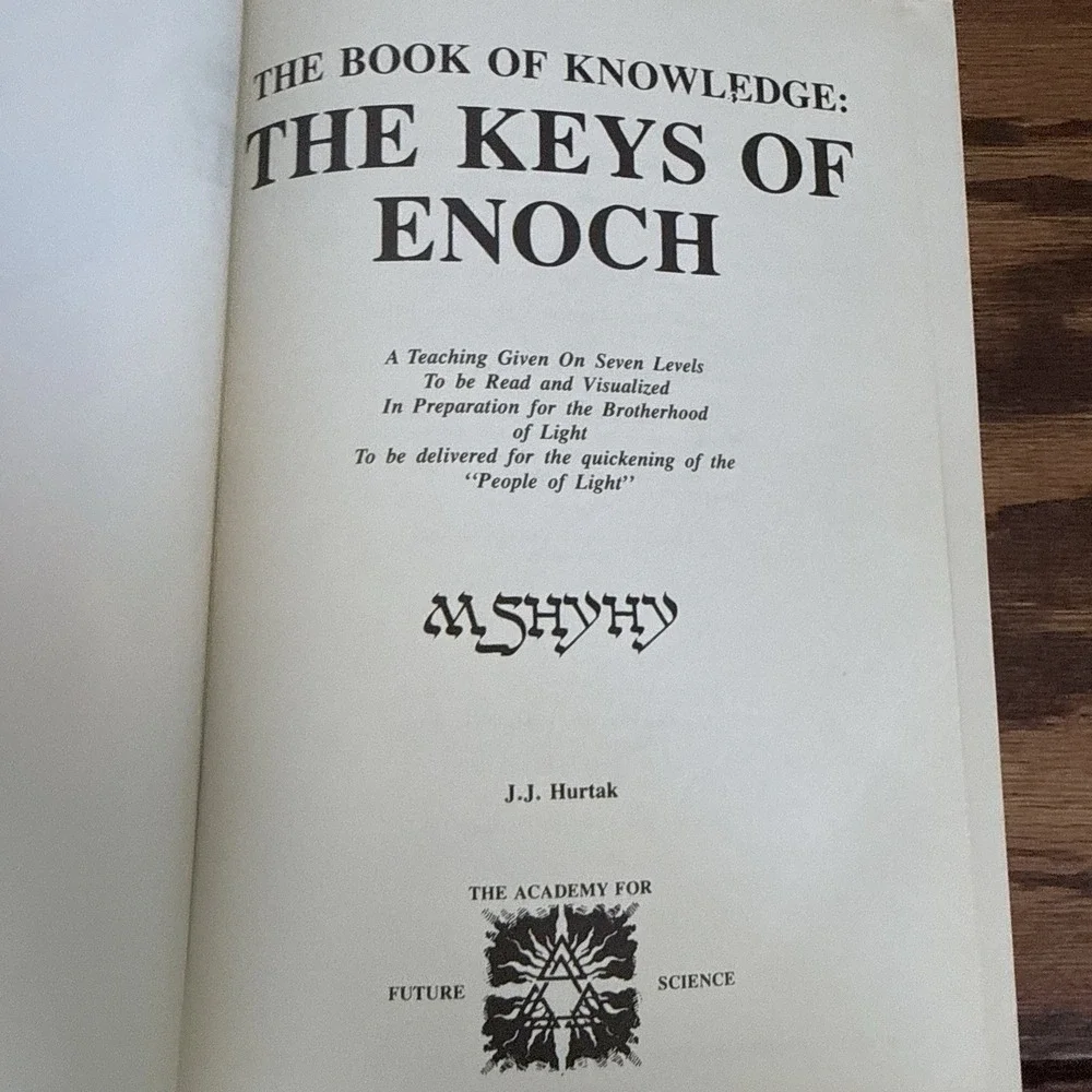 BOOK OF KNOWLEDGE KEYS OF ENOCH Hurtak Second Edition OCCULT Esoteric PHILOSOPHY